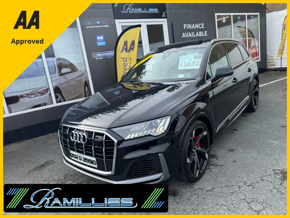 Audi Q7 3.0 S-Line 55 MHEV, Pan Roof, 7 Seats, Hug - Image 1