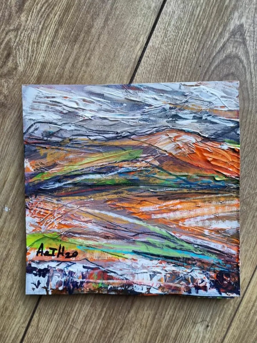ArtH2O - Abstract landscapes 20x20cm 50 EUR - Image 2