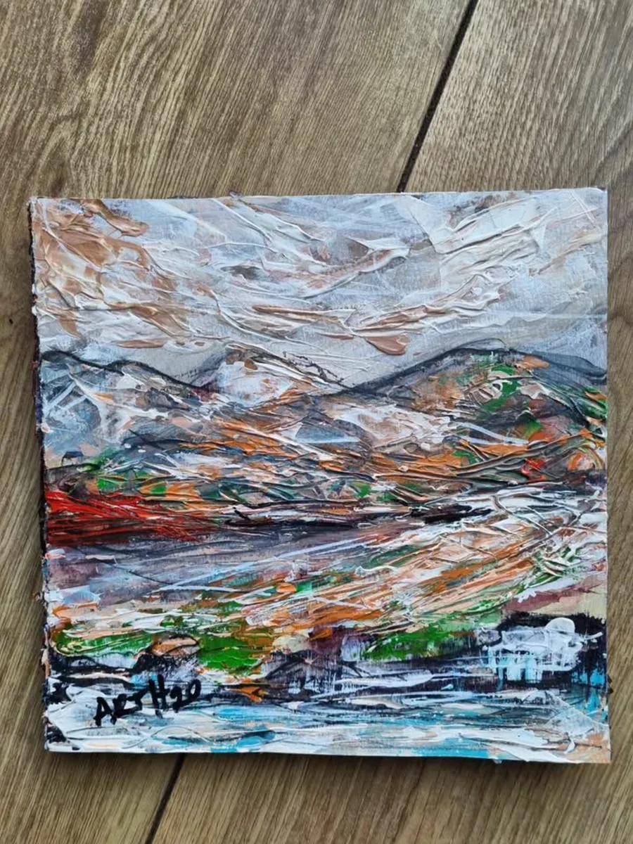 ArtH2O - Abstract landscapes 20x20cm 50 EUR - Image 3
