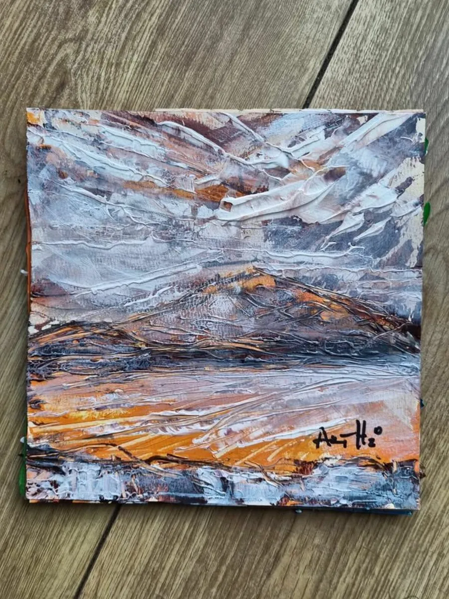 ArtH2O - Abstract landscapes 20x20cm 50 EUR - Image 1