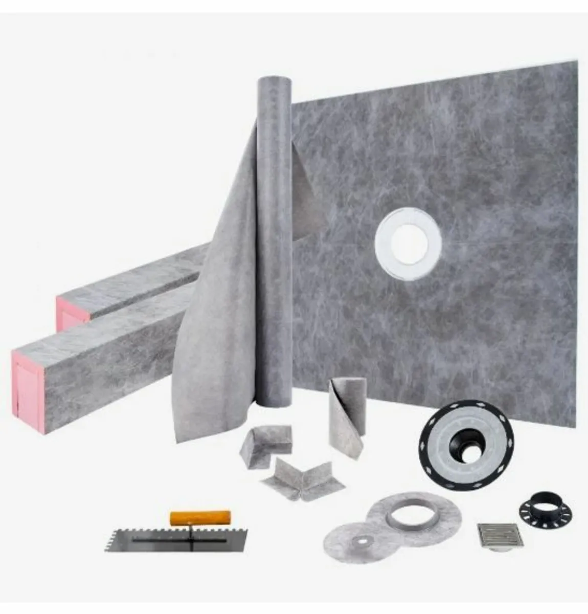 Shower Curb Kit, 48"x48" Watertight - Image 1