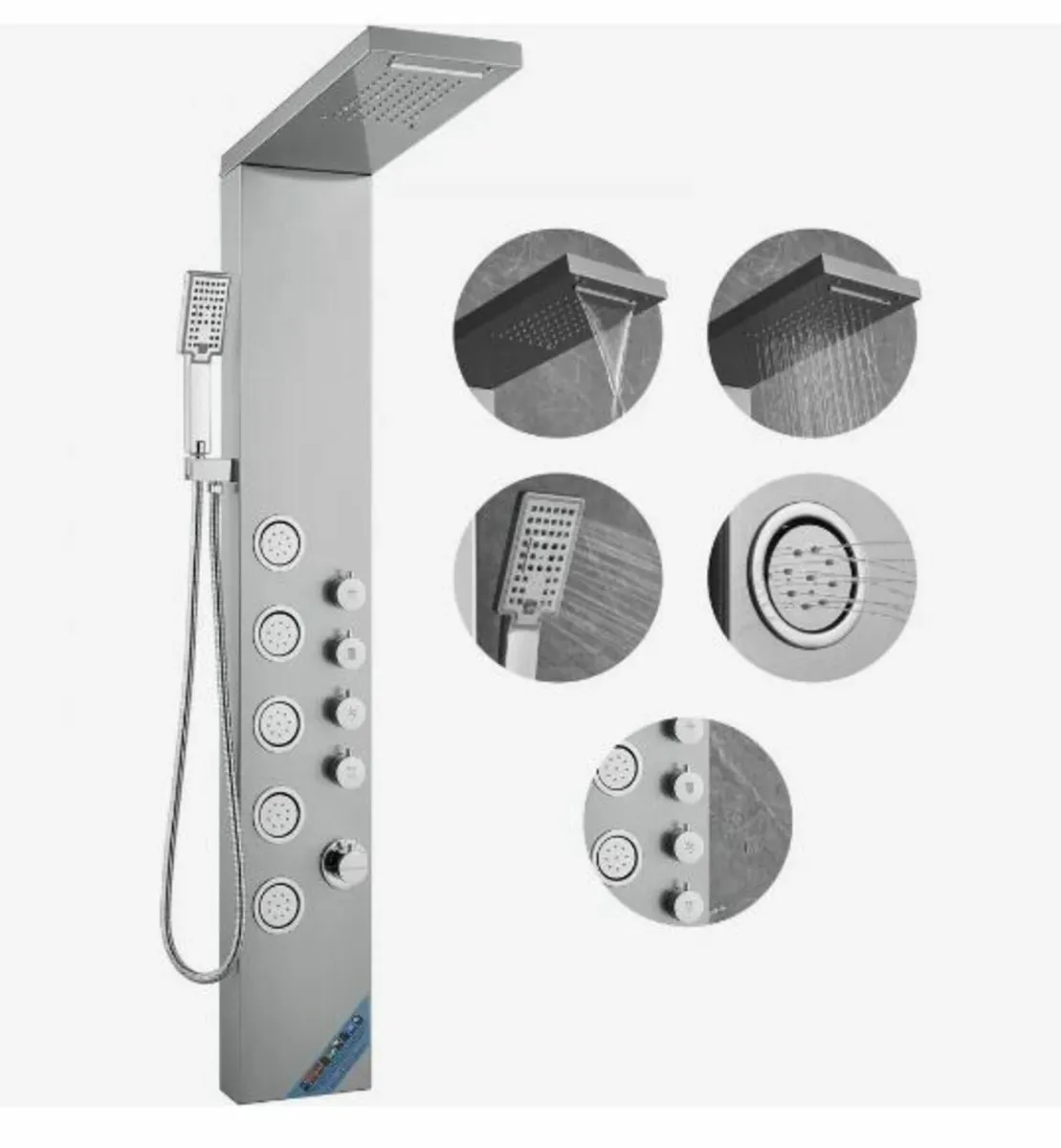 Shower Panel System, 4 Shower Modes - Image 1