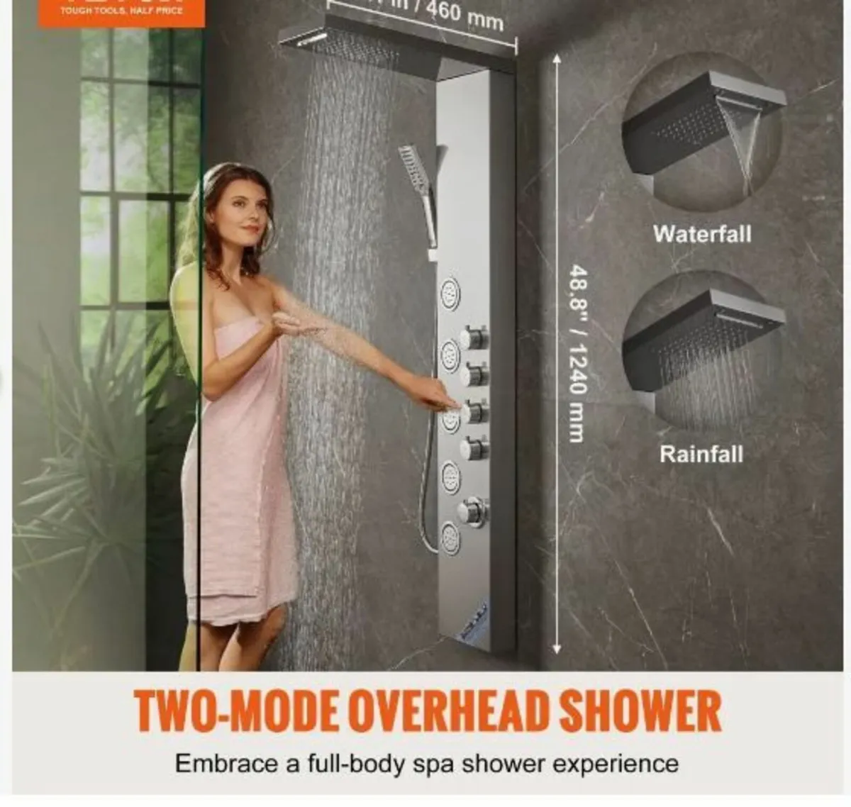Shower Panel System, 4 Shower Modes - Image 2