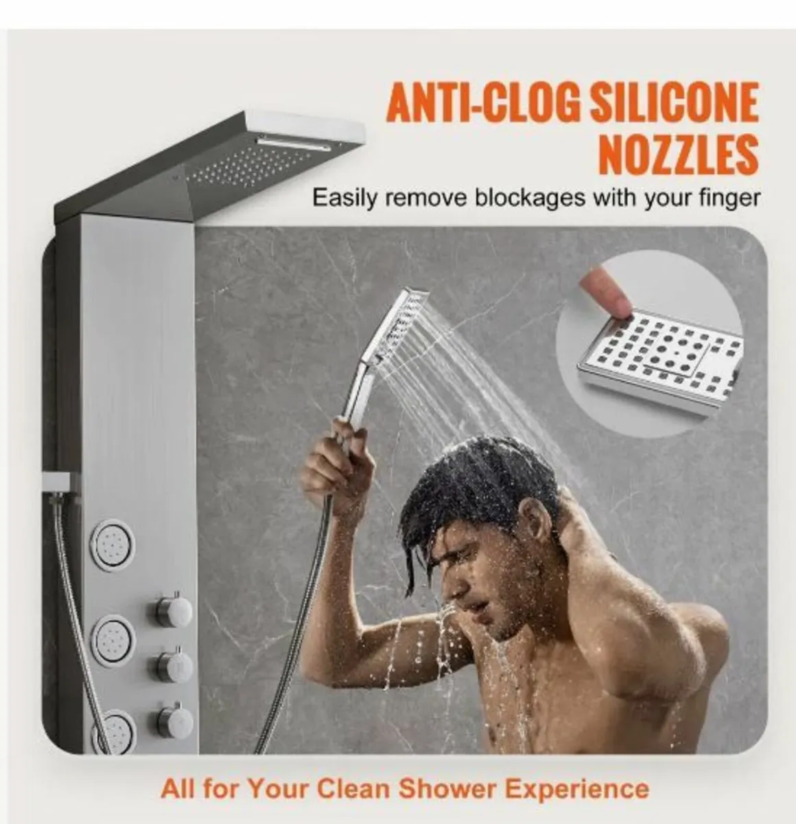 Shower Panel System, 4 Shower Modes - Image 4