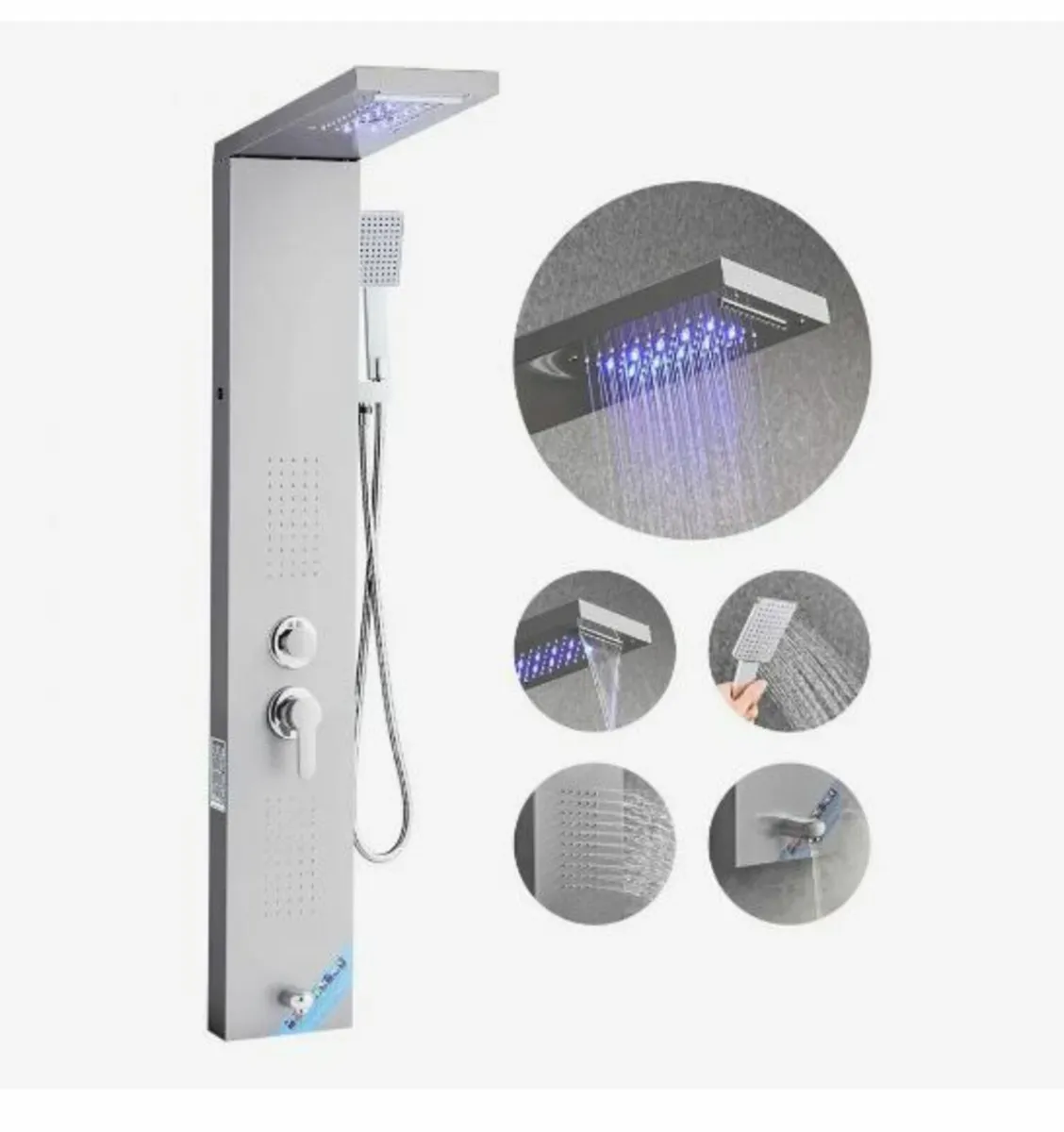 Shower Panel Tower System with Rainfall - Image 4