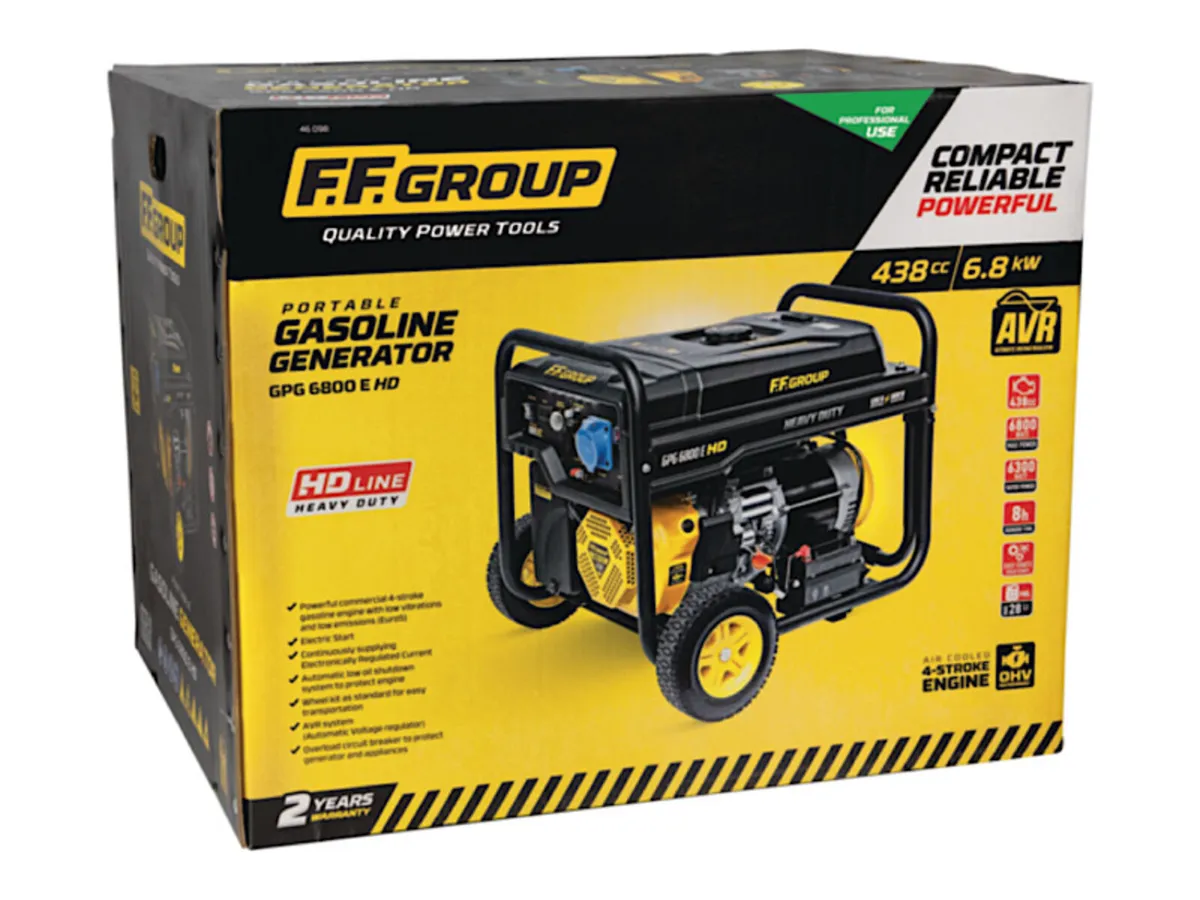 F.F. Group PRO  6.8Kva Electric Start Generator - Image 2