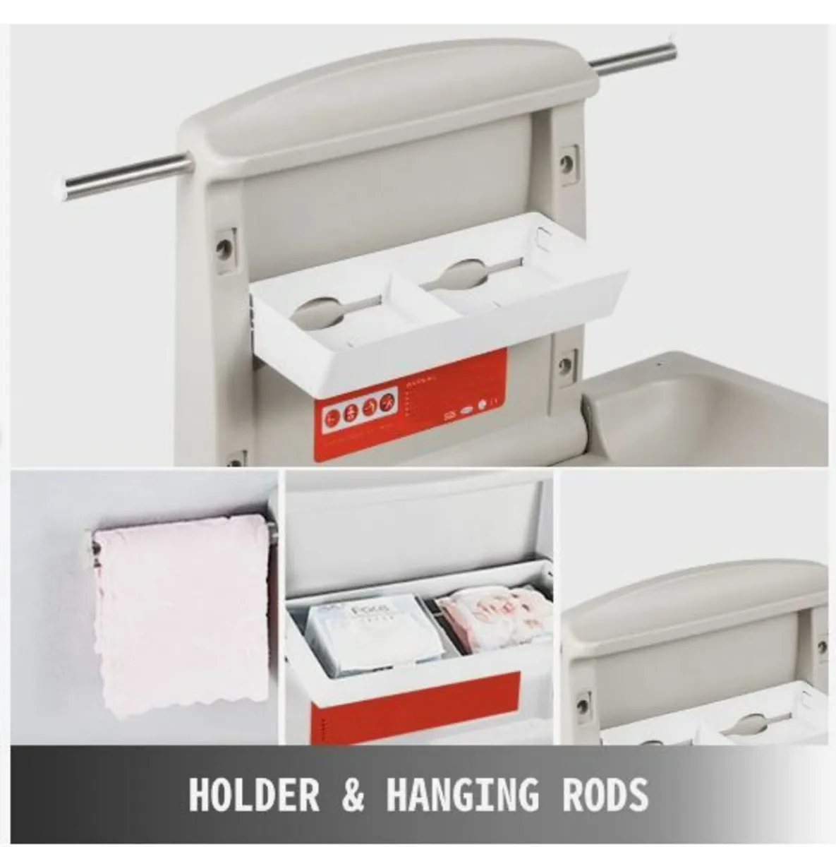 Horizontal Baby Changing Table Wall - Image 3