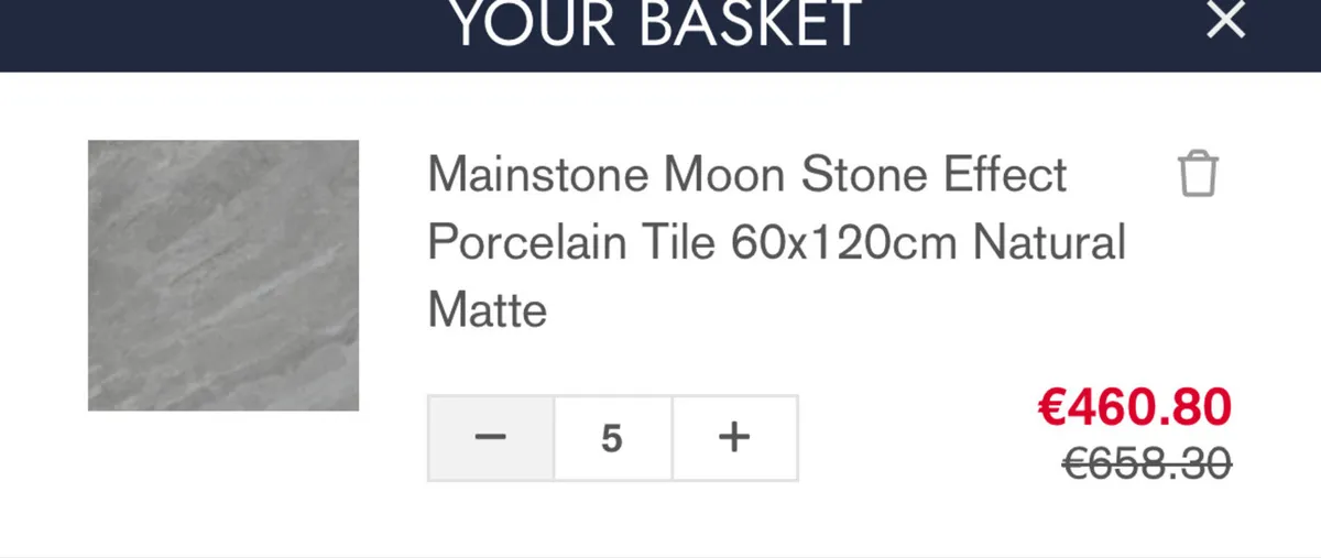 Porcelaine tiles 120x60cm - Image 2