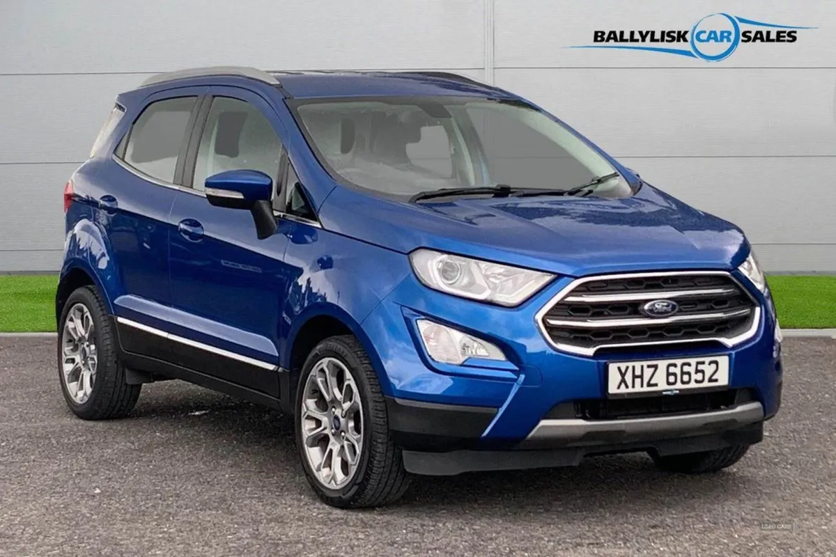 Ford EcoSport 1.0t 125PS Titanium in Blue With 51K - Image 1