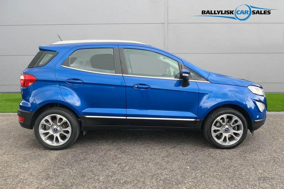 Ford EcoSport 1.0t 125PS Titanium in Blue With 51K - Image 3