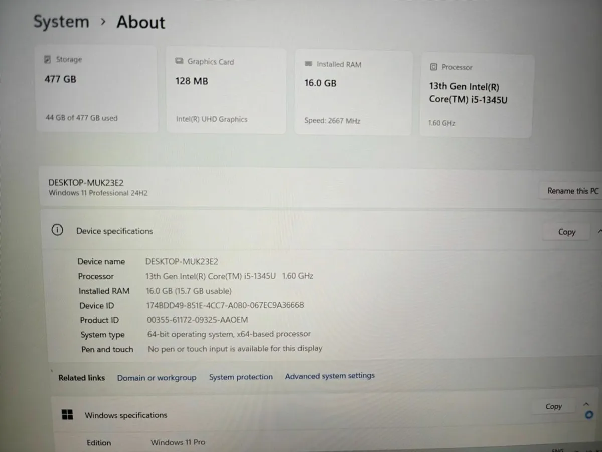 Dell Latitude 5540 Laptop | i5 (13th gen) | 16GB | - Image 2