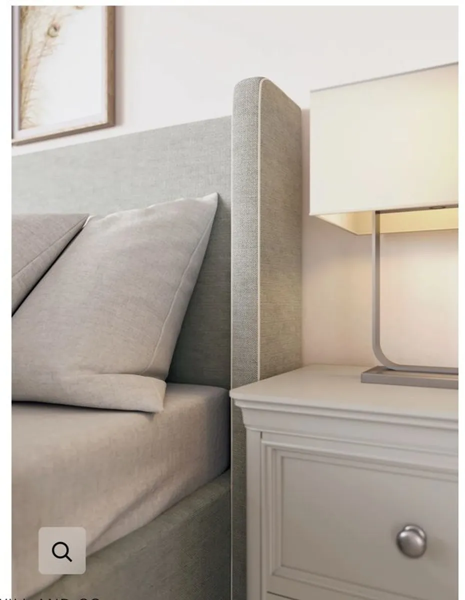 Charlotte Super King Size Bed - Diamond Furniture & Regency Orthopaedic Royal Coil Mattress - Image 2