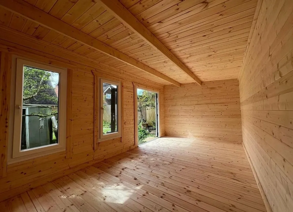 20×10 Coola Pent 44mm Log Cabin & Garden Rooms - Image 4
