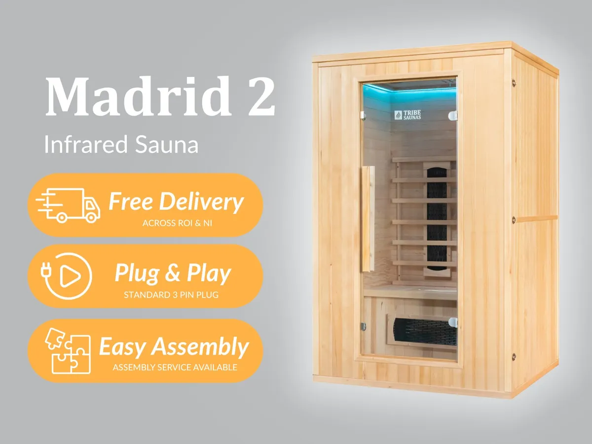 Infrared Sauna | Indoor | 2 Person | Madrid 2 - Image 1