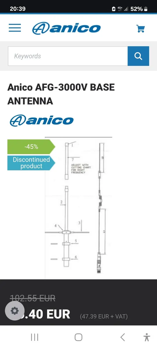 VHF ANTENNA 136MHZ 174MHZ - Image 2