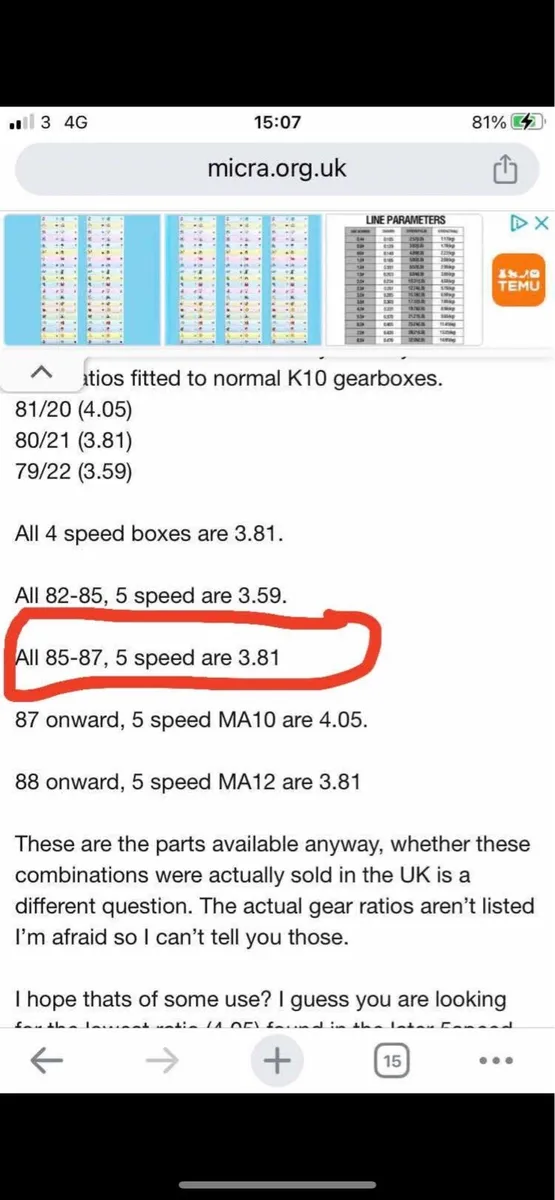 Nissan Micra K10 Gearbox - Image 2