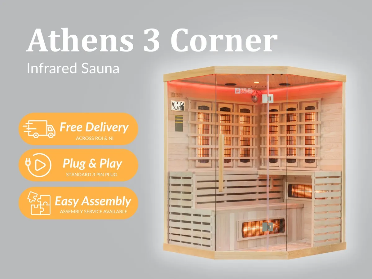 Infrared Sauna | Indoor | 4 pers | Athens 3 Corner - Image 1
