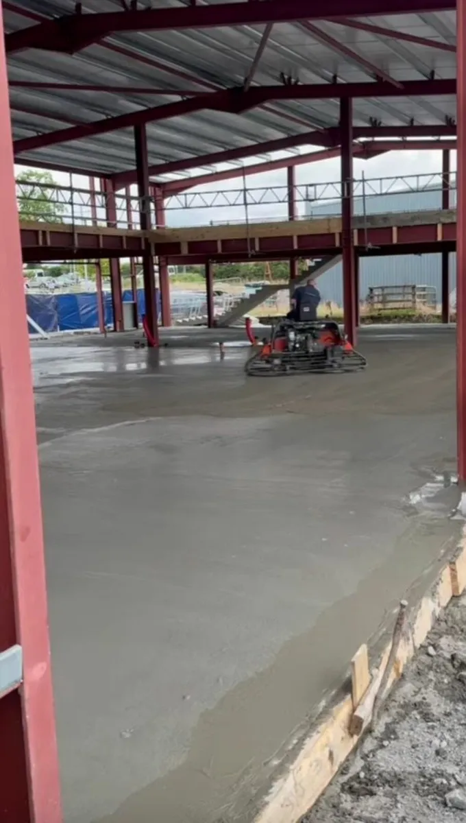 Concrete finishing