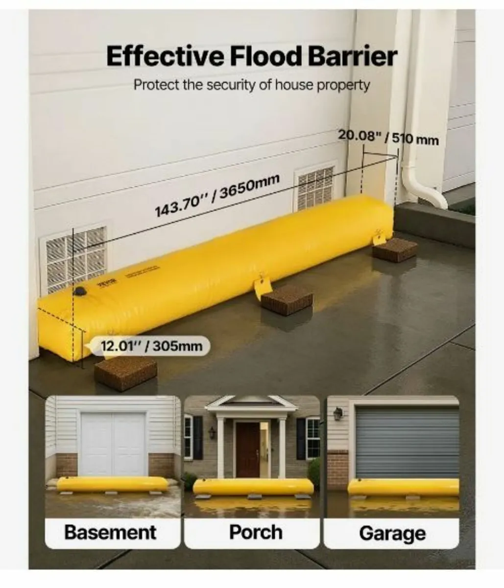Flood Barrier, 3.66 m Length x 51 cm - Image 2