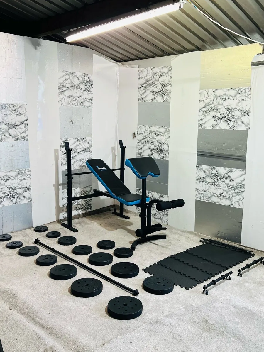 Men’s health active bench 50KG weights barbell++ - Image 1
