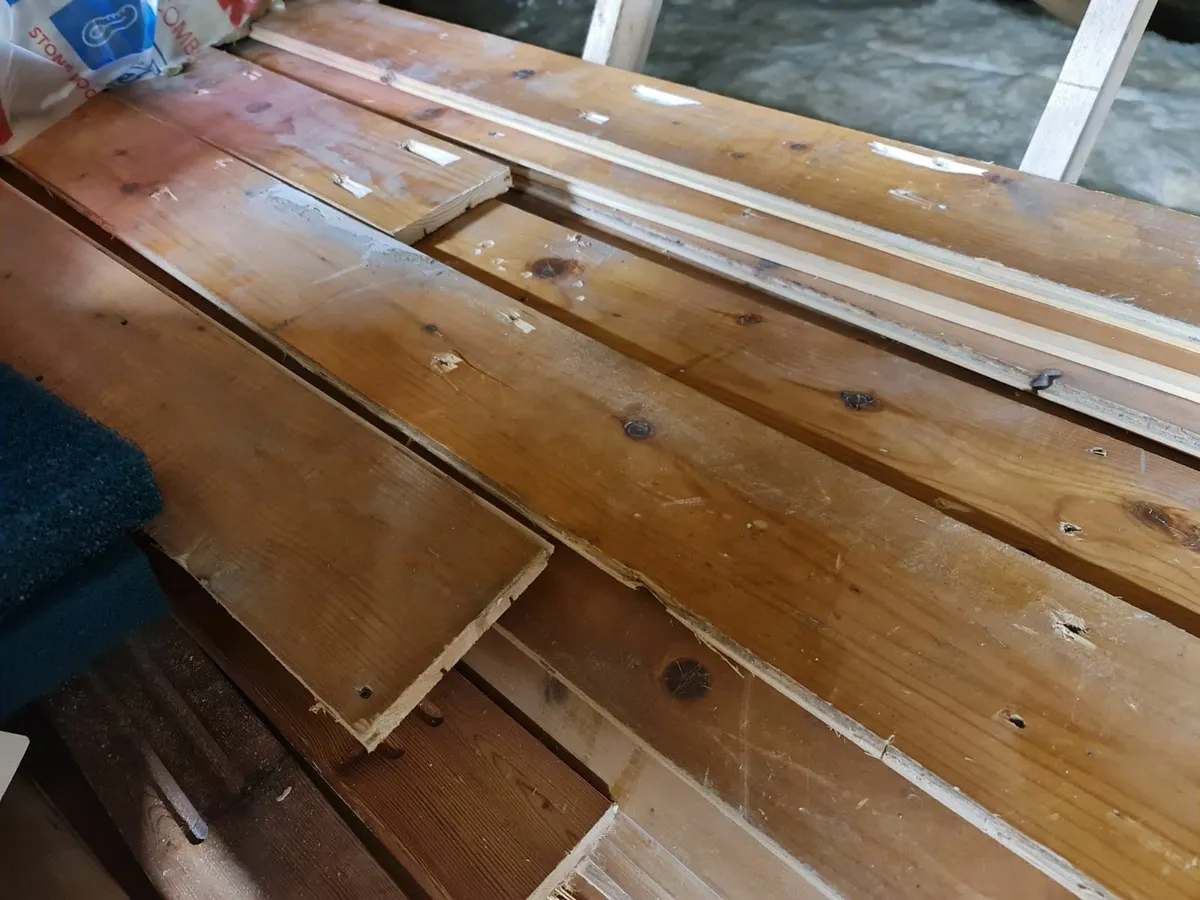 Used planks removed from 2 rooms. Wooden Floor - Image 2
