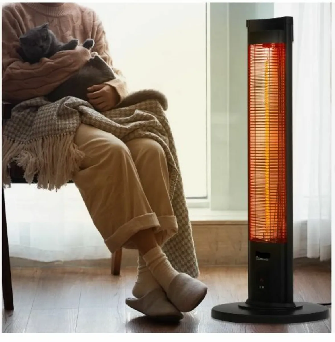 Infrared Heater, 2000W Remote Control - Image 4