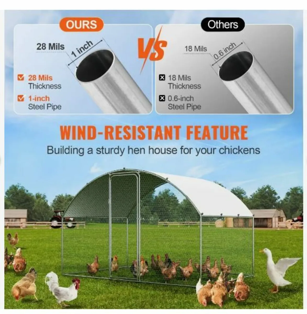 Chicken Coop, 3x1.97x1.99 m - Image 4
