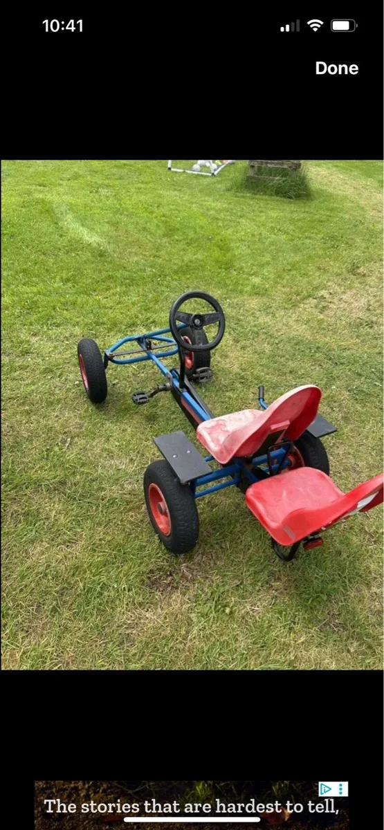 Berg two seater go kart - Image 1