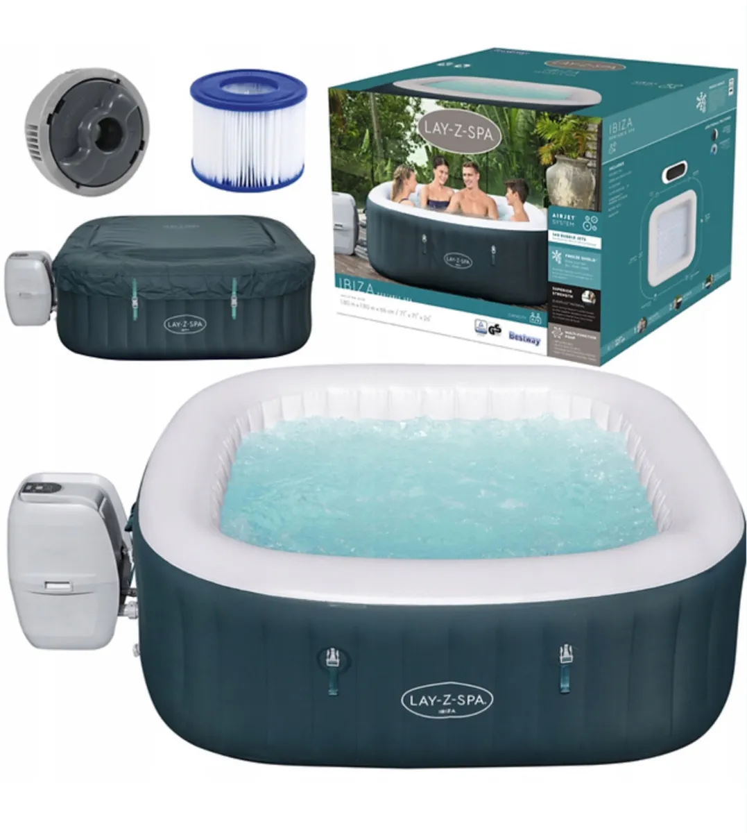 Lay Z Spa Ibiza 4 person hot tub - Image 1
