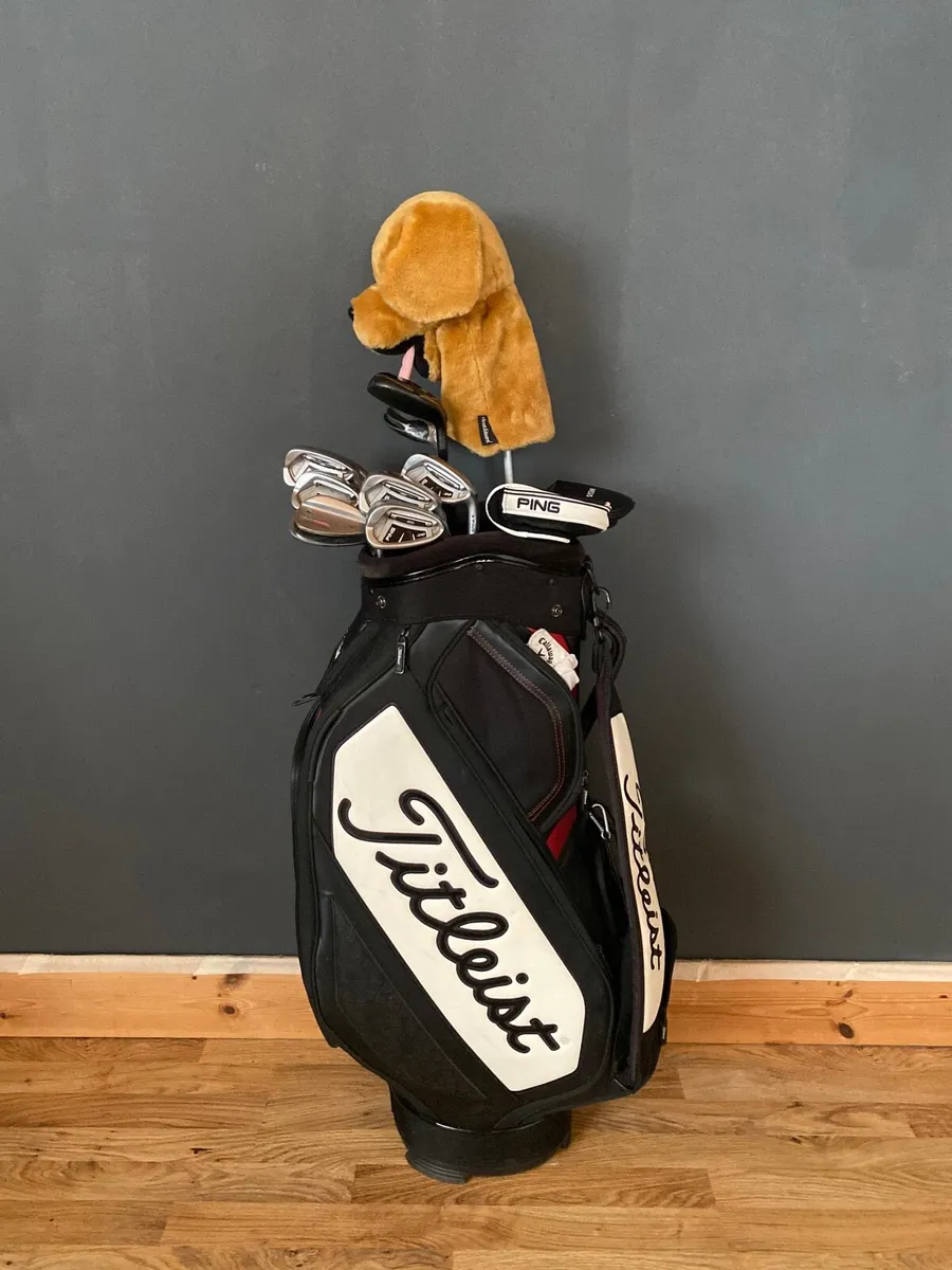 Golf clubs and bag - Image 1