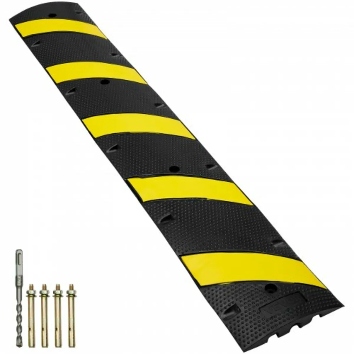 Rubber Speed Hump 183 x 30 x 4.5 cm, 2 Channel, 10 - Image 1