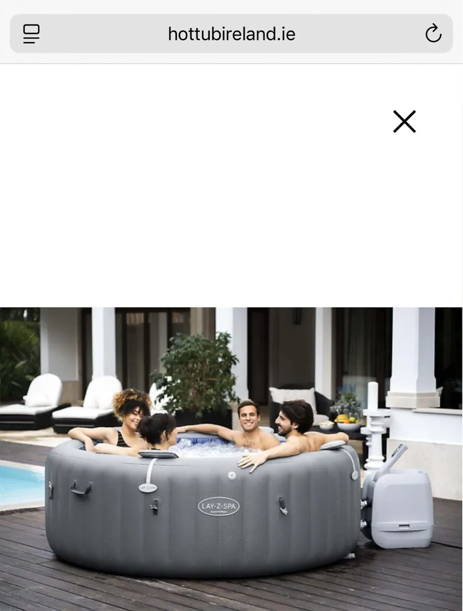 Lay z spa Santorini 6 person hydrojet hot tub - Image 2