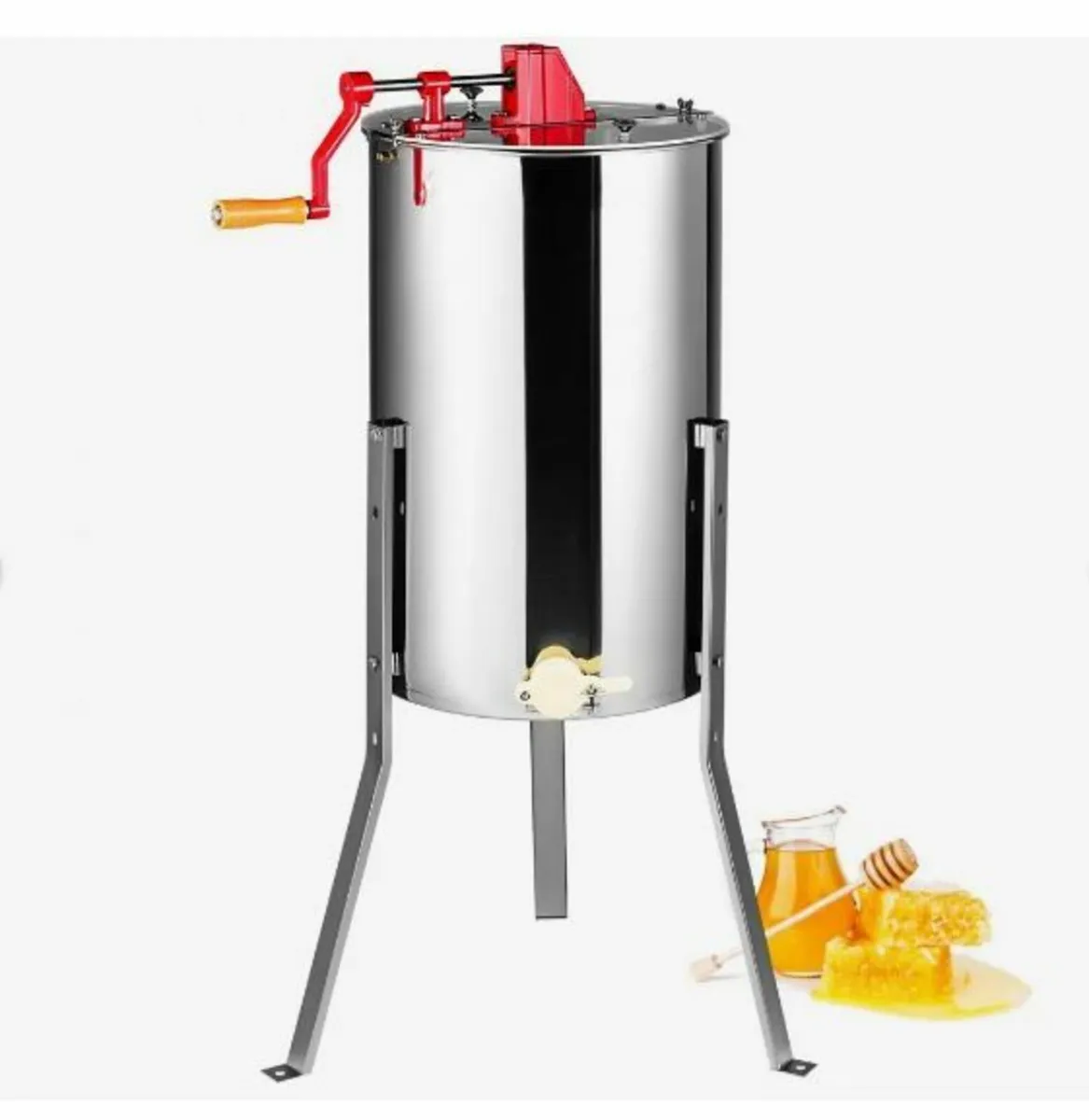Manual Honey Extractor, 2/4 Frames - Image 1