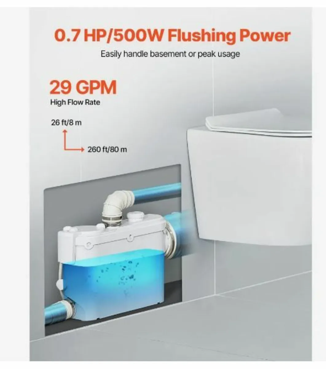 Macerator Pump, 500W - Image 4