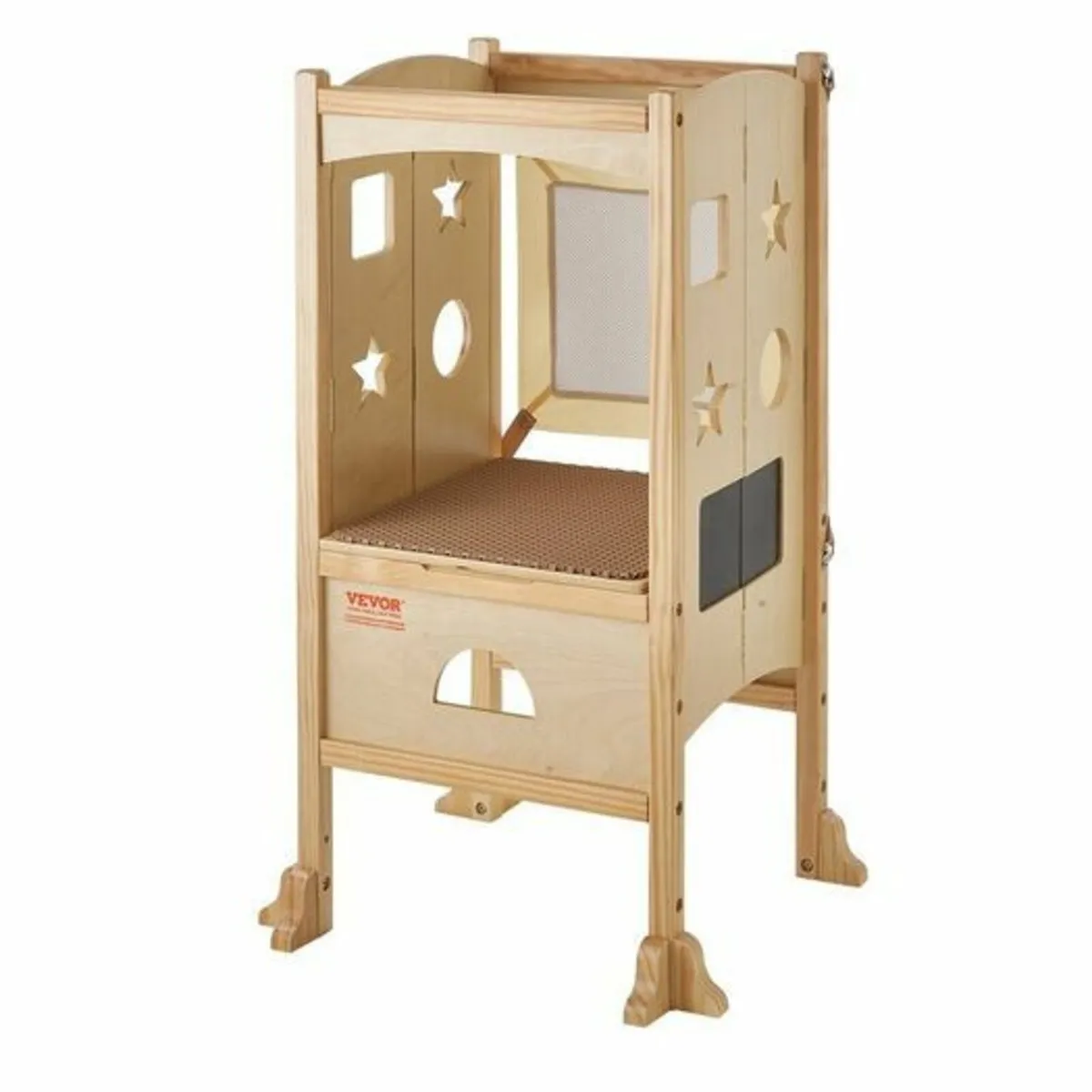 Foldable Tower Step Stool for Toddlers Kids 3-Leve - Image 1
