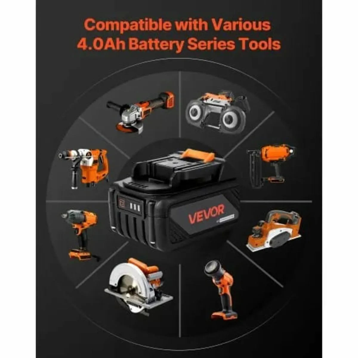 20V MAX Battery and Charger Combo 4.0 Ah Li-Ion Ba - Image 4