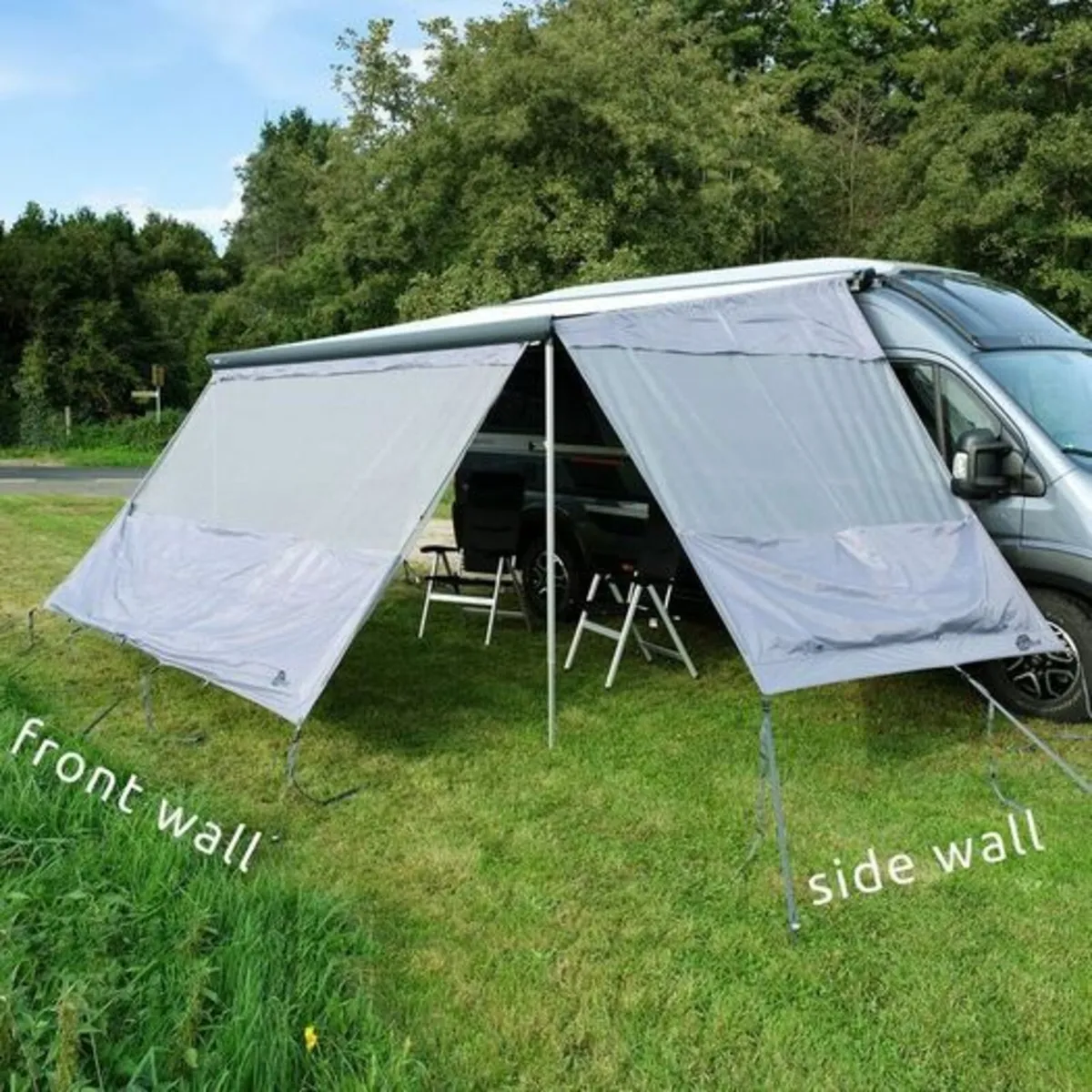 2 side walls for Awning Sun + Rain Blocker - 2 sid - Image 1