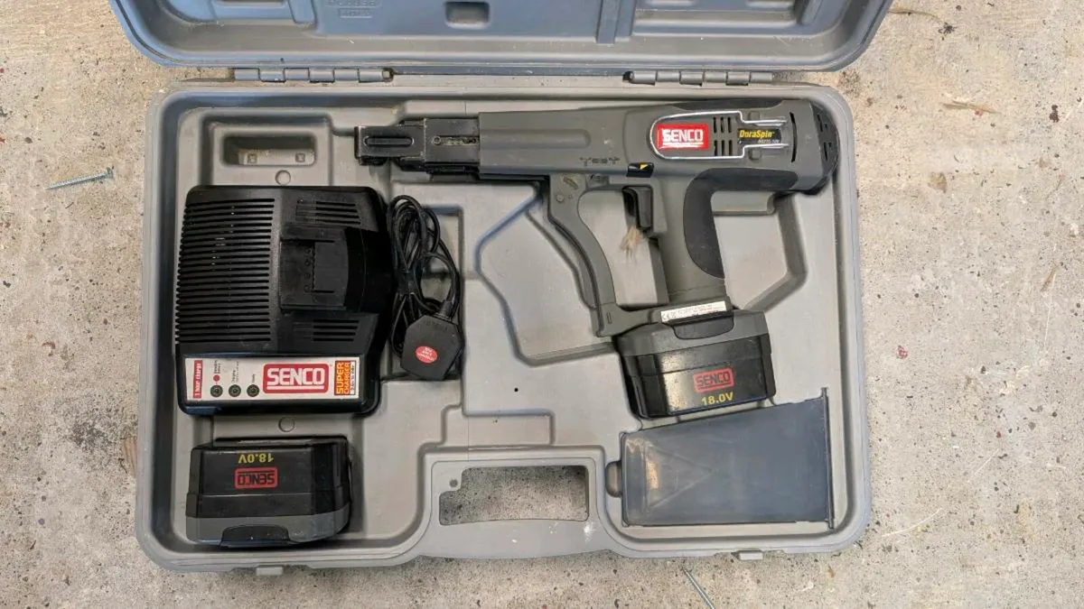 Senco 18v Cordless Dry Wall Screw Gun Kit