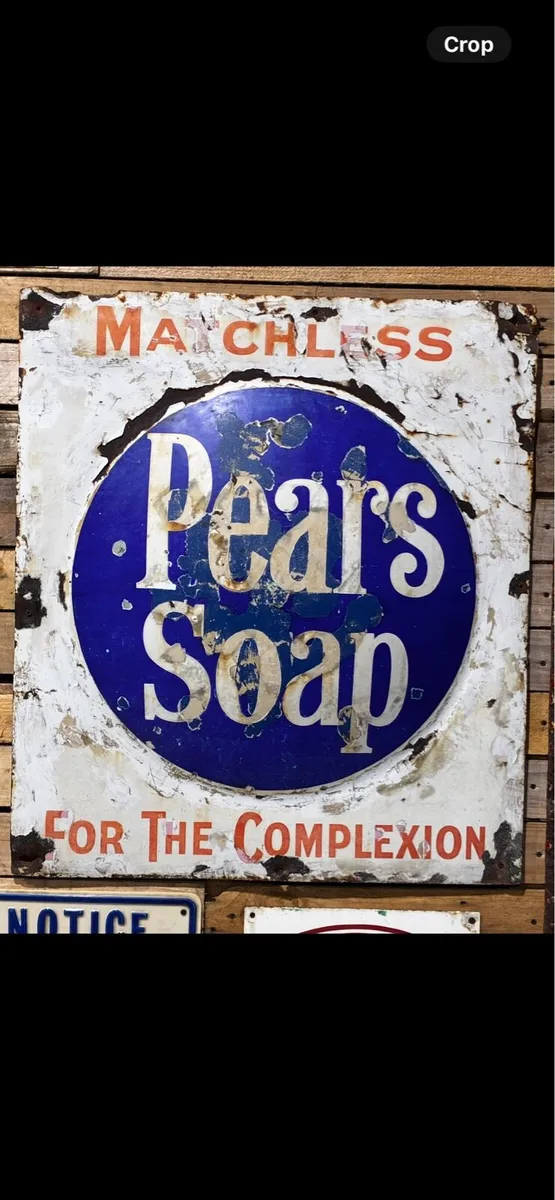 Pears soap enamel sign - Image 1