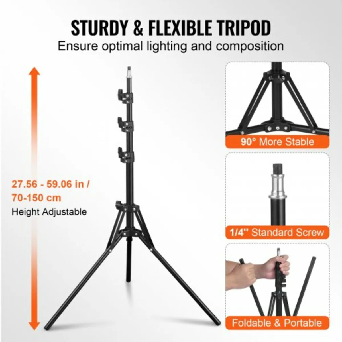 Softbox Lighting Kit 40x40 cm / 16x16 inch 3000-65 - Image 3