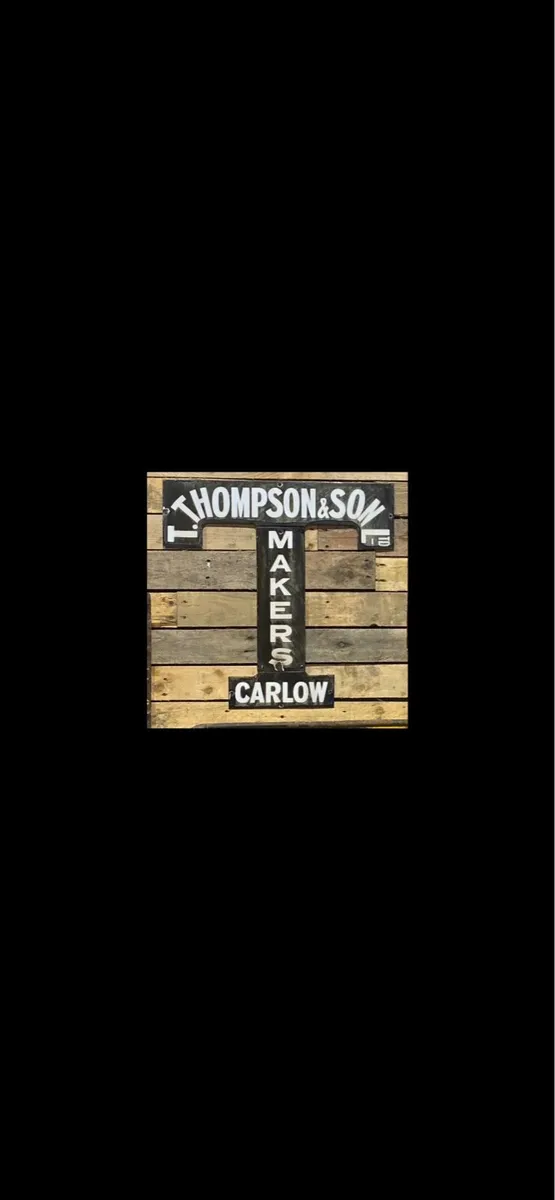 Thompson enamel sign - Image 1