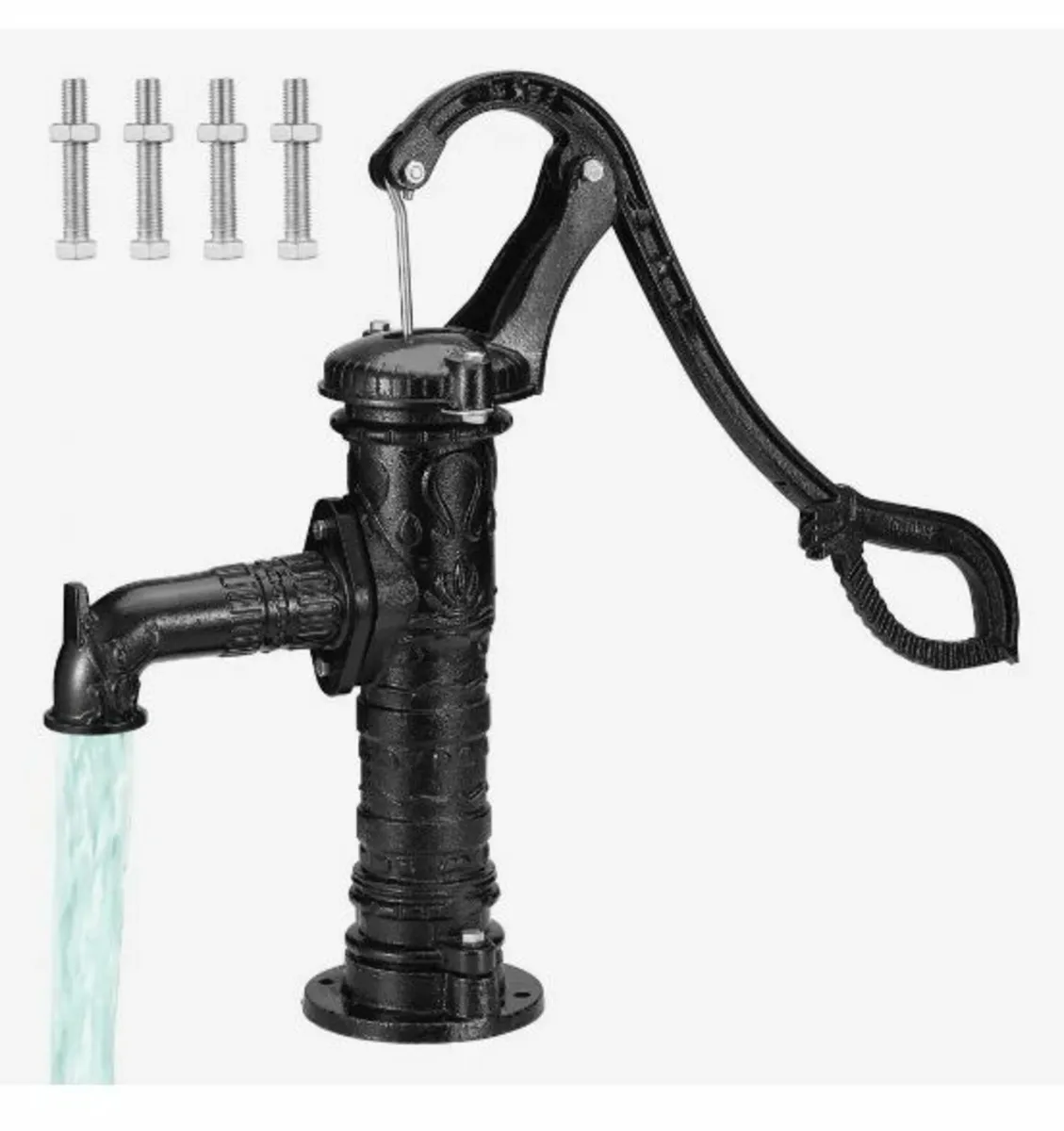 Antique Well Hand Pitcher Pump, 22ft - Image 1