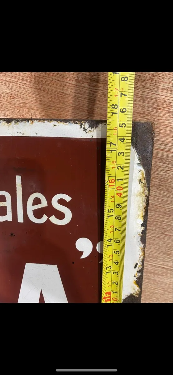 Cantrell & Cochranes enamel sign - Image 3