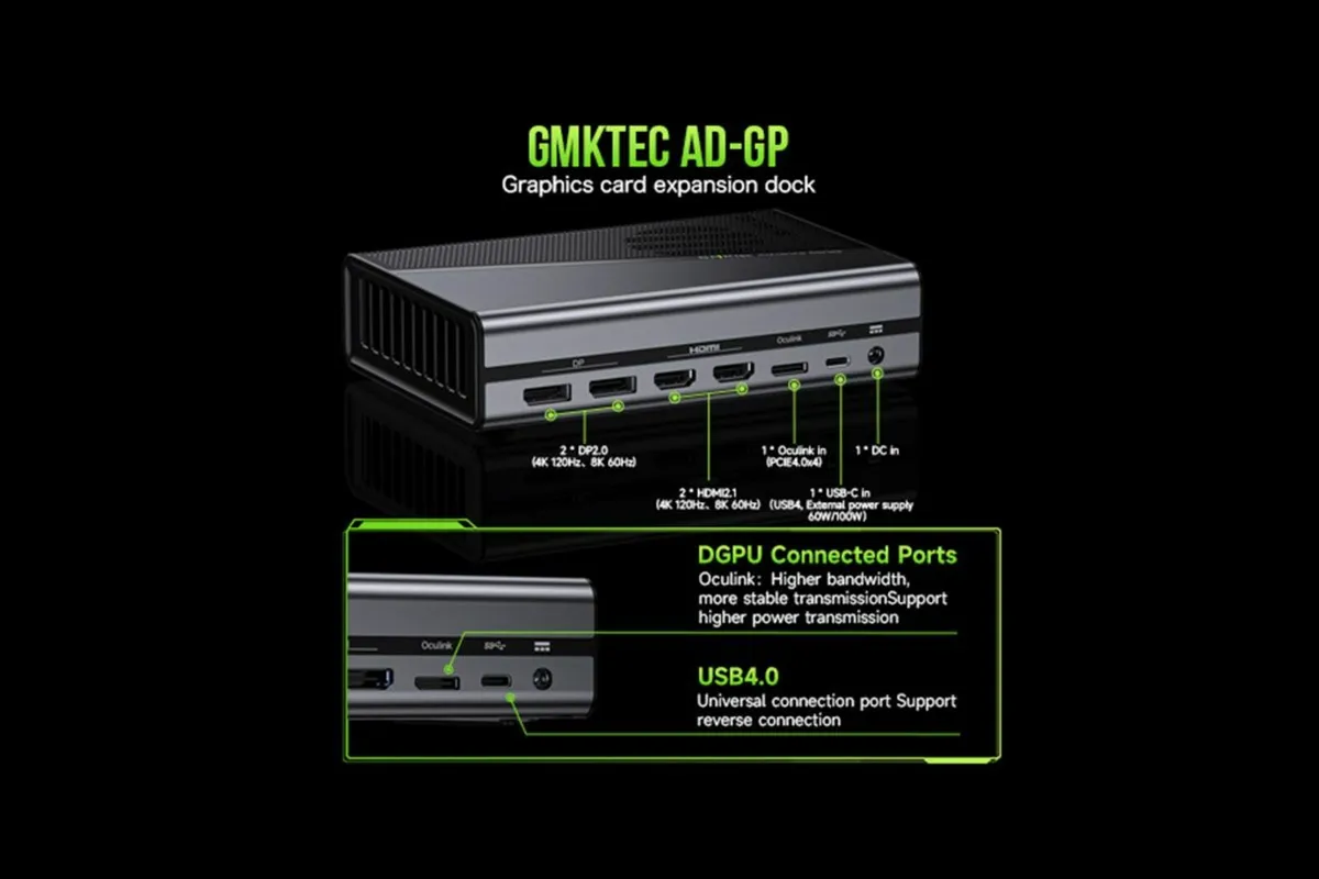eGPU RX 7600m XT (USB 4 , Oculink - Image 3