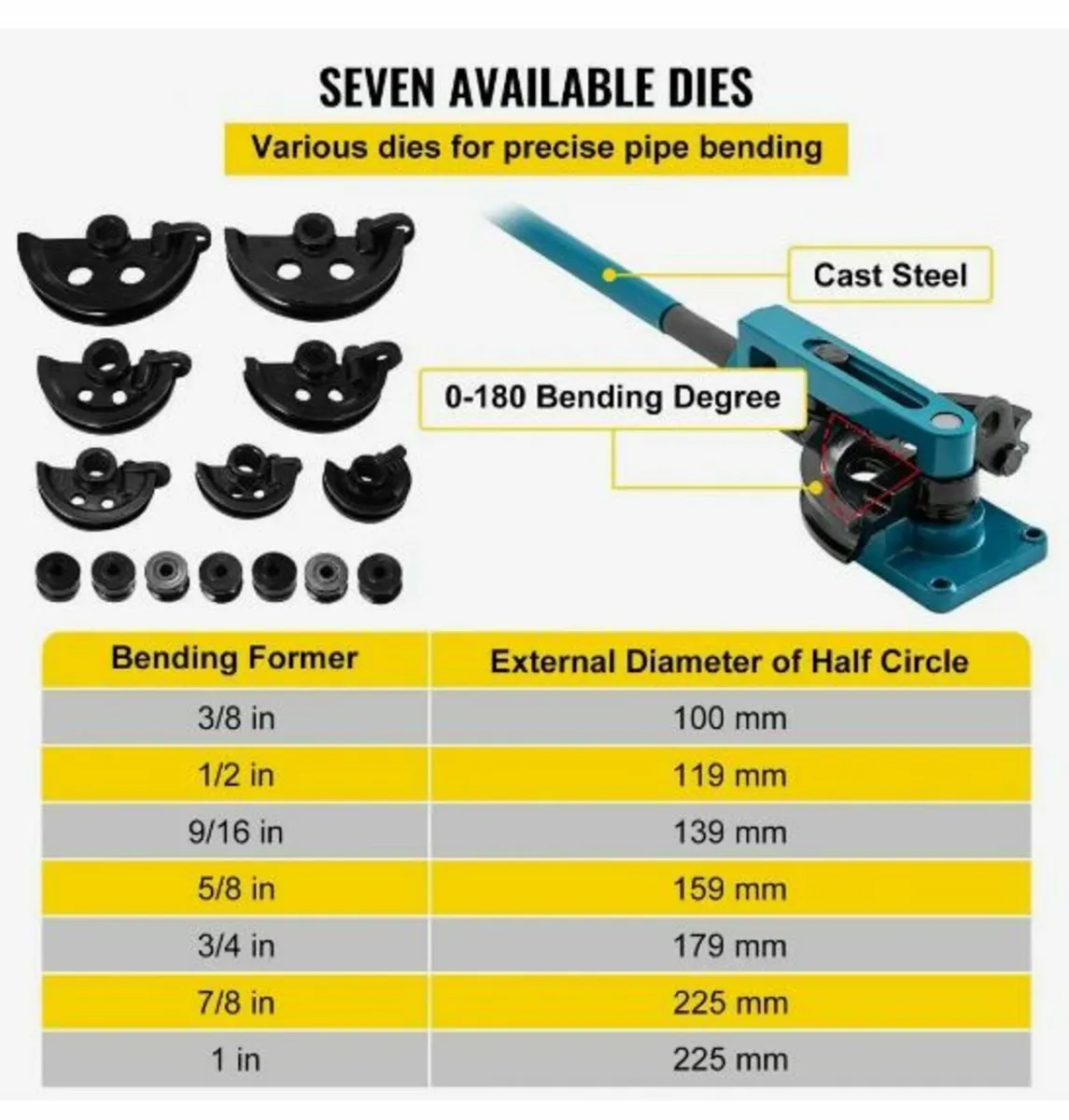 Pipe Bender 3/8 to 1 Inch - Image 2