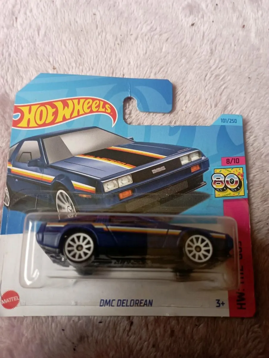 HOT WHEELS DIE-CAST MODEL CARS DMC DELOREAN X2. - Image 3