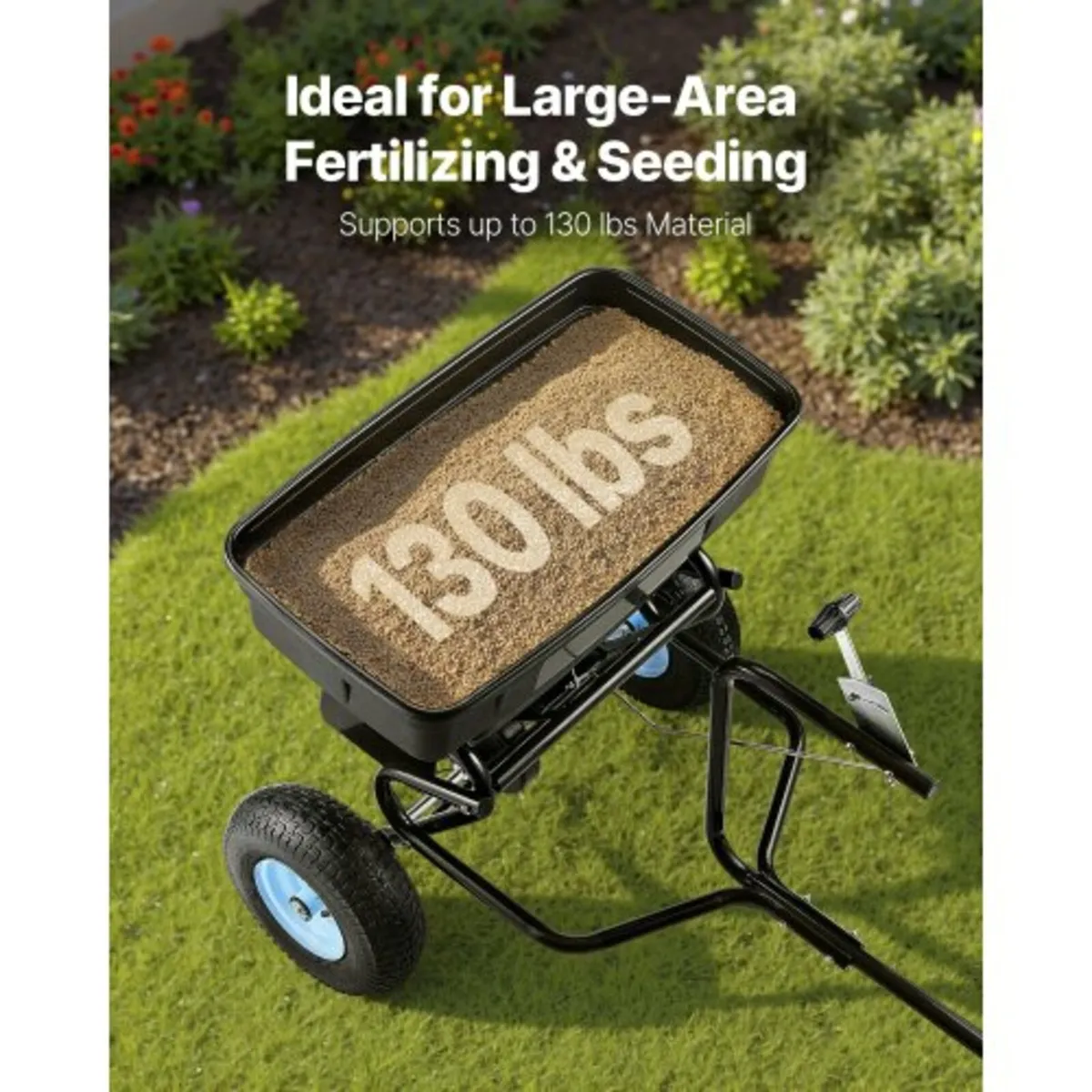 Towable Broadcast Spreader, 59 kg Capacity, Tow-Be - Image 2