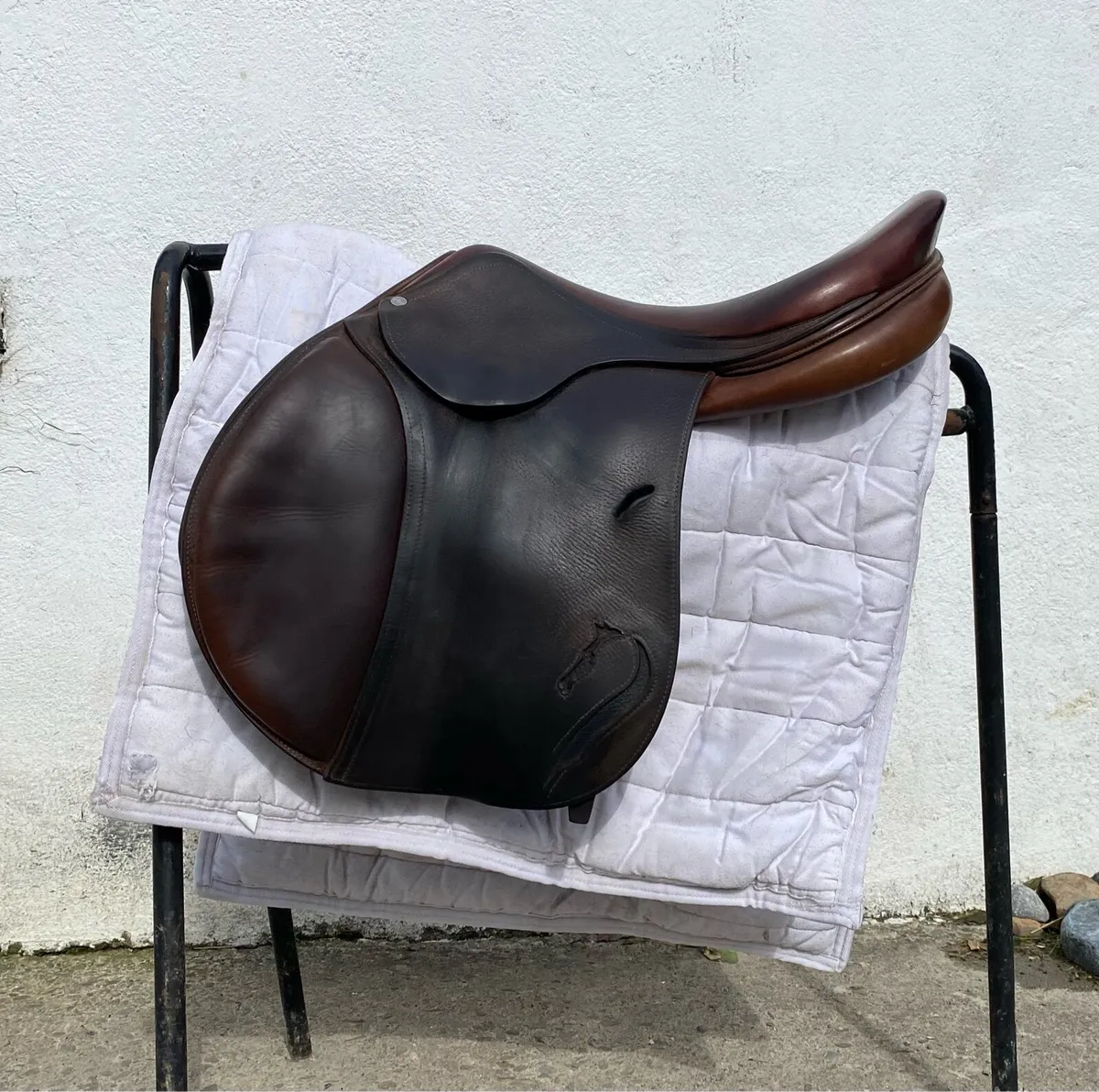 Brown Antares jumping saddle for sale - Image 1