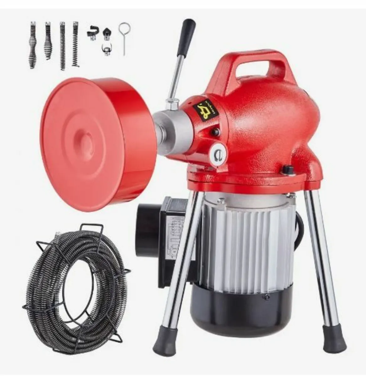 Drain Cleaner Machine 66FT x 5/8 Inch, 250W - Image 1