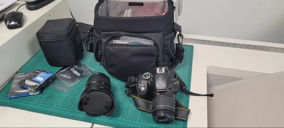 Nikon D3300 DLSR Camera and Sigma EX wide angle le - Image 2